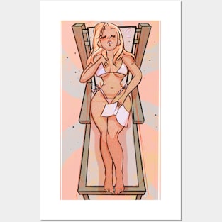 Beach Babe Posters and Art